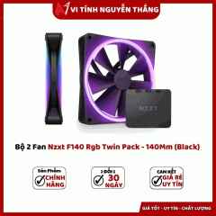 Bộ 2 Fan Nzxt F140 Rgb Twin Pack - 140Mm (Black)