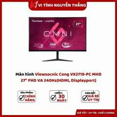 Màn hình Viewsocnic Cong VX2719-PC MHD 27'' FHD VA 240Hz(HDMI, Displayport)