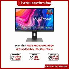 Màn hình ASUS PRO Art Pa278Qv (27Inch/ Wqhd/ IPS/ 75Hz/ 5Ms)