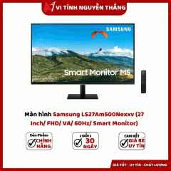 Màn hình Samsung LS27Am500Nexxv (27 Inch/ FHD/ VA/ 60Hz/ Smart Monitor)