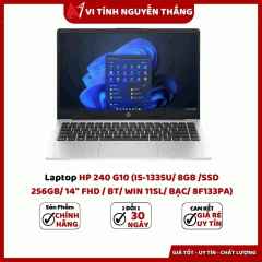 Laptop HP 240 G10 (I5-1335U/ 8GB /SSD 256GB/ 14" FHD / BT/ WIN 11SL/ BẠC/ 8F133PA)