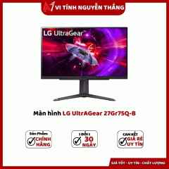 Màn hình LG UltrAGear 27Gr75Q-B (27Inch/ 2K/ IPS/ 165Hz/ 1Ms)