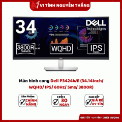 Màn hình cong Dell P3424WE (34.14Inch/ WQHD/ IPS/ 60Hz/ 5ms/ 3800R)