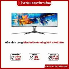 Màn hình cong Ultrawide Gaming VSP VA4914Dc  (49Inch/ DFHD/ VA/ 144Hz/ 6Ms/ 1800R/ Black)