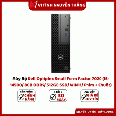 Máy Bộ Dell Optiplex Small Form Factor 7020 (I5-14500/ 8GB DDR5/ 512GB SSD/ WIN11/ Phím + Chuột)