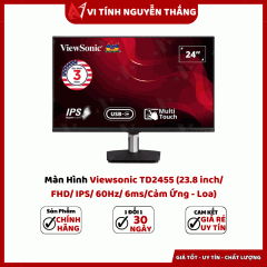 Màn Hình Viewsonic TD2455 (23.8 inch/ FHD/ IPS/ 60Hz/ 6ms/Cảm Ứng - Loa)