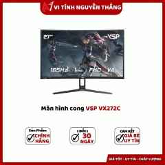 Màn hình cong VSP VX272C (27/ FHD/ VA/ 165Hz/ 1Ms/ 1500R/ Black)