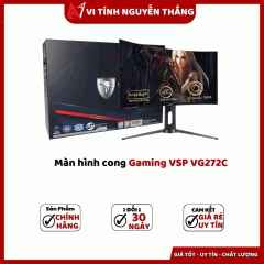 Màn hình cong Gaming VSP VG272C (27Inch/ FHD/ VA/ 240Hz/ 1Ms/ 1800R/ Black)