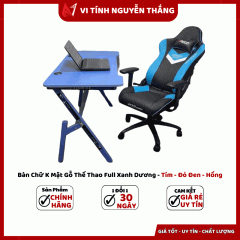  Bàn Chữ K Mặt Gỗ Thể Thao Full Xanh Dương - Tím - Đỏ Đen - Hồng