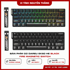 Bàn phím cơ DAREU EK60 HE Black Fire Magnetic Switch