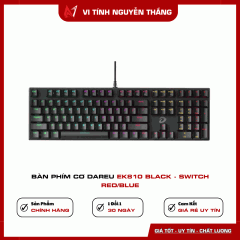  Bàn Phím Cơ Dareu Ek810 Black - Switch Red/Blue