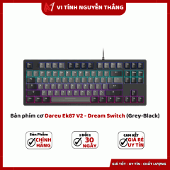 Bàn Phím Cơ Dareu Ek87 V2 - Dream Switch (Grey-Black)