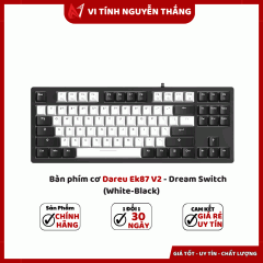  Bàn Phím Cơ Dareu Ek87 V2 - Dream Switch (White-Black)