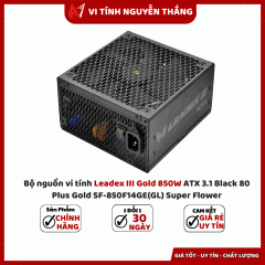 Bộ Nguồn Vi Tính Leadex III Gold 850W ATX 3.1 Black 80 Plus Gold SF-850F14GE(GL) Super Flower