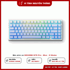 Bàn phím cơ MCHOSE G75 Pro - Blue - 3 Modes