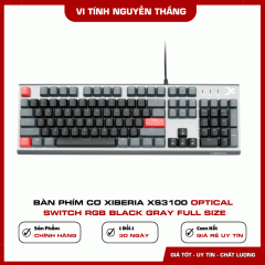 Bàn phím cơ Xiberia XS3100 Optical Switch RGB Black Gray Full size