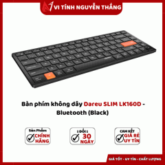 Bàn phím không dây Dareu SLIM LK160D - Bluetooth (Black)