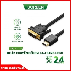 Cáp Chuyển Đổi Hdmi To Dvi 24+1 Dài 1,5M Hd106 Ugreen 11150