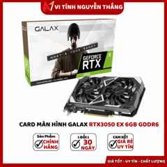 Card màn hình GALAX RTX3050 Ex 6GB GDDR6