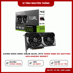 Card màn hình ASUS Dual RTX 5060 8GB OC Edition Advanced GDDR7