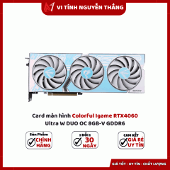 Card màn hình Colorful Igame RTX4060 Ultra W DUO OC 8GB-V GDDR6 