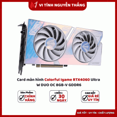 Card màn hình Colorful Igame RTX4060 Ultra W DUO OC 8GB-V GDDR6 