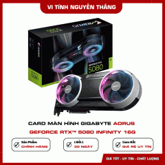 Card màn hình Gigabyte AORUS GeForce RTX™ 5080 INFINITY 16G