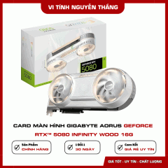 Card màn hình Gigabyte AORUS GeForce RTX™ 5080 INFINITY WOOD 16G