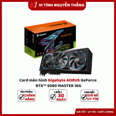 Card màn hình Gigabyte AORUS GeForce RTX™ 5080 MASTER 16G