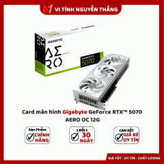 Card màn hình Gigabyte GeForce RTX™ 5070 AERO OC 12G