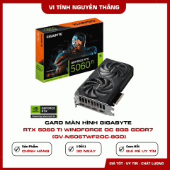 Card màn hình Gigabyte RTX 5060 Ti Windforce OC 8GB GDDR7 (GV-N506TWF2OC-8GD)