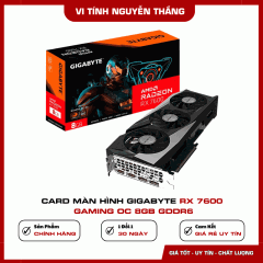 Card màn hình Gigabyte RX 7600 Gaming OC 8GB GDDR6 (GV-R76GAMING OC-8GD)