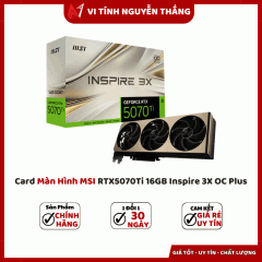 Card Màn Hình MSI RTX5070Ti 16GB Inspire 3X OC Plus