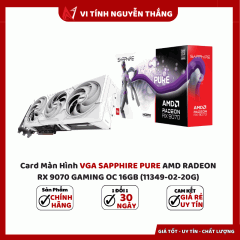 Card màn hình VGA SAPPHIRE PURE AMD RADEON RX 9070 GAMING OC 16GB (11349-02-20G)