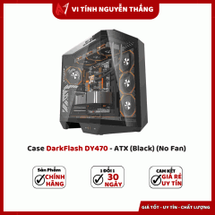 Case DarkFlash DY470 - ATX (Black) (No Fan)
