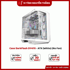 Case DarkFlash DY470 - ATX (White) (No Fan)