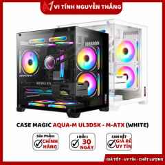 Case MAGIC AQUA-M Ul3Dsk - M-ATX (White)