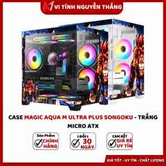 Case MAGIC AQUA M Ultra Plus Songoku - Trắng Micro ATX