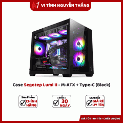 Case Segotep Lumi II - M-ATX + Type-C (Black)