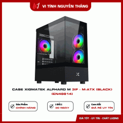 Case Xigmatek Alphard M 3IF - M-ATX (Black) (EN48814)
