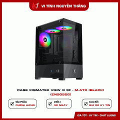 Case Xigmatek View III 3F - M-ATX (Black) (EN90526)