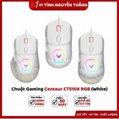 Chuột Gaming Centaur CT510X RGB (White)