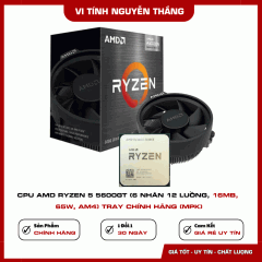 CPU AMD Ryzen 5 5600GT (6 Nhân 12 Luồng, 16MB , 65W, AM4) Tray Chính Hãng (MPK)