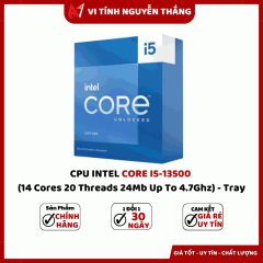CPU INTEL CORE I5-13500 (14 Cores 20 Threads 24Mb Up To 4.7Ghz) - Tray