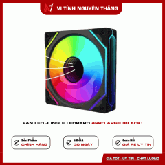  Fan Led Jungle Leopard 4PRO ARGB (Black)