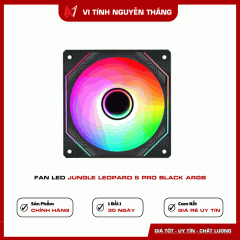 Fan Led Jungle Leopard 6 PRO Black ARGB