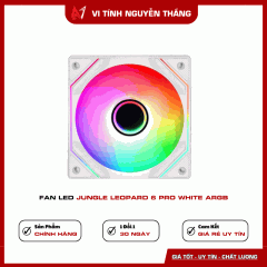 Fan Led Jungle Leopard 6 PRO White ARGB