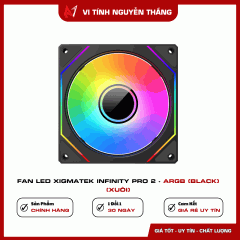 Fan Led Xigmatek Infinity Pro 2 - ARGB (Black) (Xuôi)