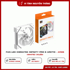 Fan Led Xigmatek Infinity Pro 6 Arctic - ARGB (White) (Xuôi)
