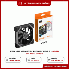 Fan Led Xigmatek Infinity Pro 6 - ARGB (Black) (Xuôi)